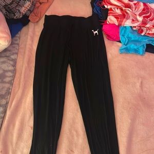 PINK black baggy leggings Size Small